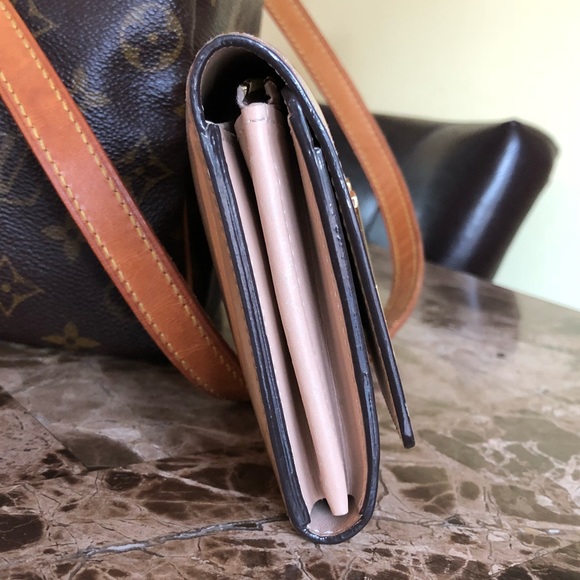 AUTH Louis Vuitton Portefeuille Louise Wallet RARE - Picture 4 of 8